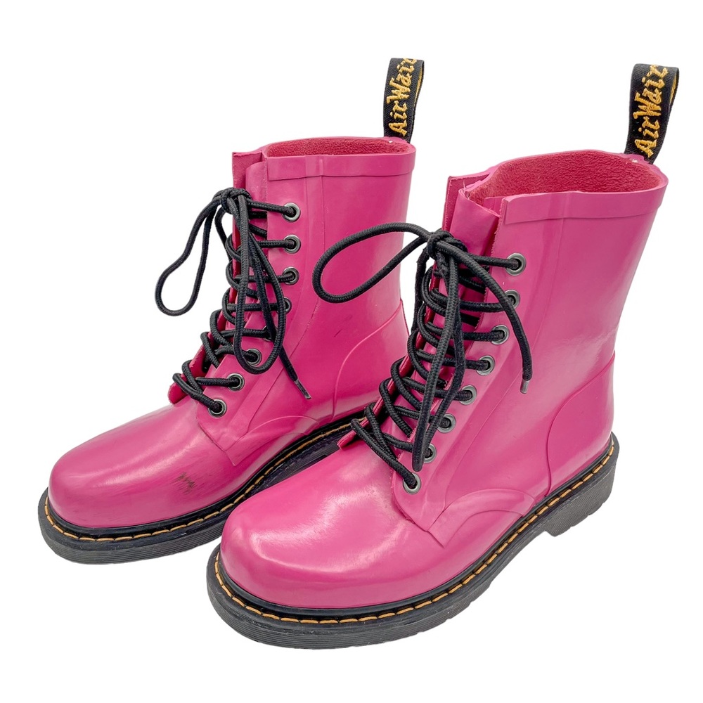DR. MARTENS Pink Drench 1460, Size 8
